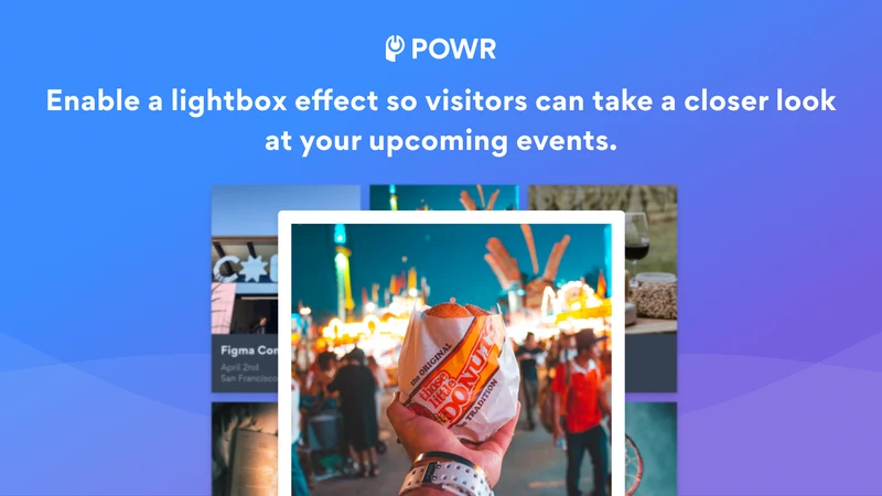 POWR: Event Gallery Showcase