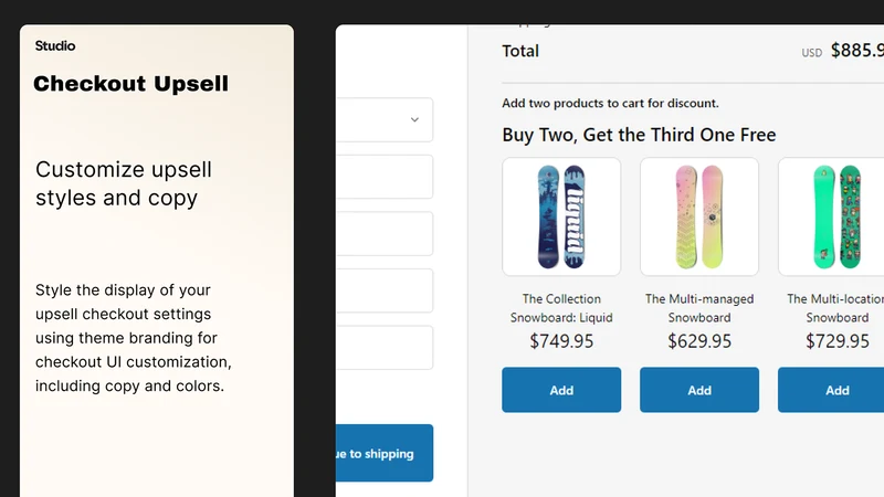 Checkout Upsell by Studio