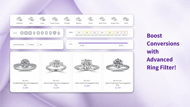 Jewelry Filter & Search