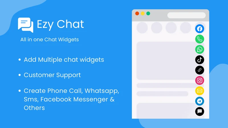ChatPop: Multi Chat Widget