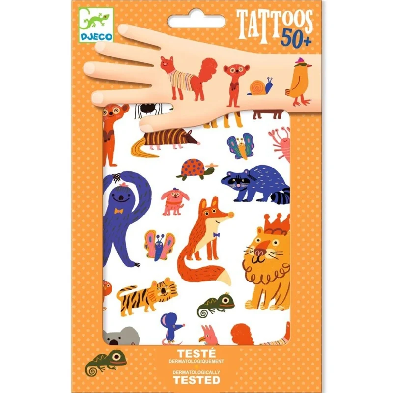 Tatuajes Animales divertidos - Djeco