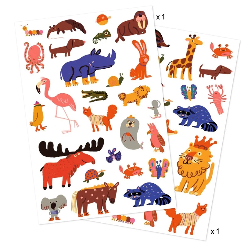 Tatuajes Animales divertidos - Djeco