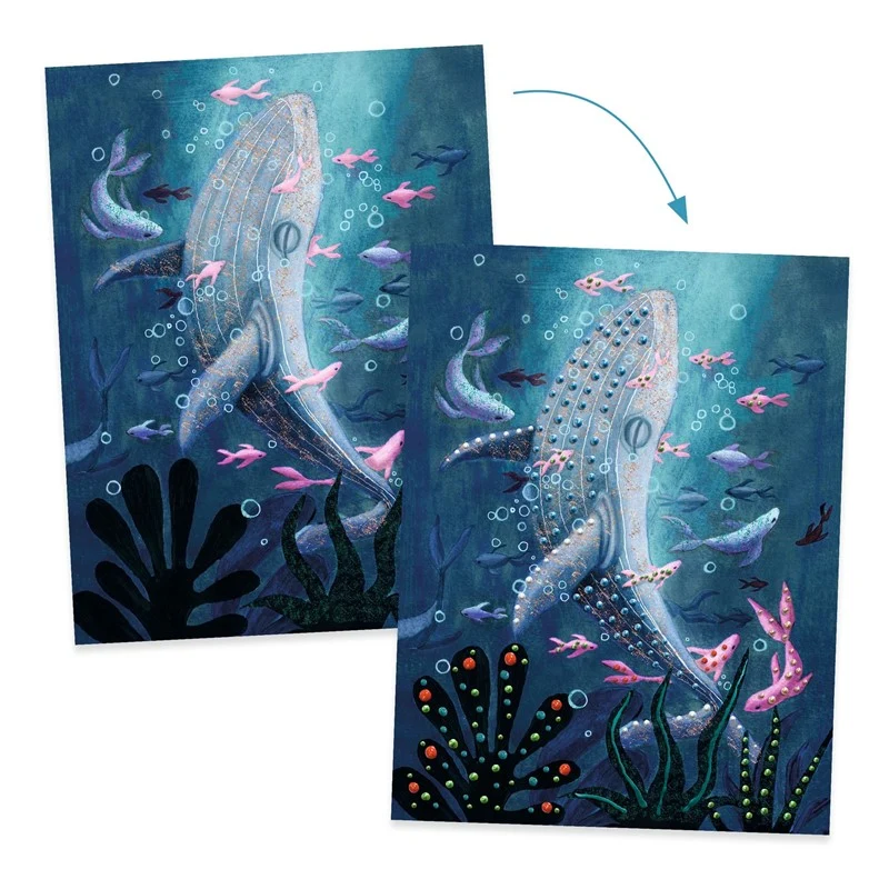 Kit Pintura 3D Mundo Submarino - Djeco