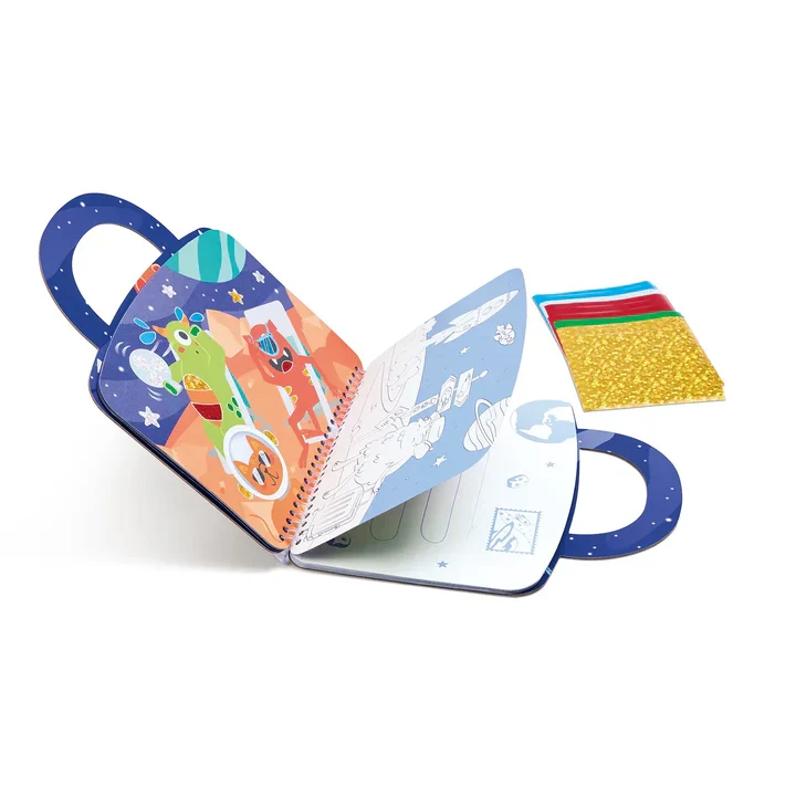 Kit Arte con Láminas - Viaje Intergaláctico - Hape