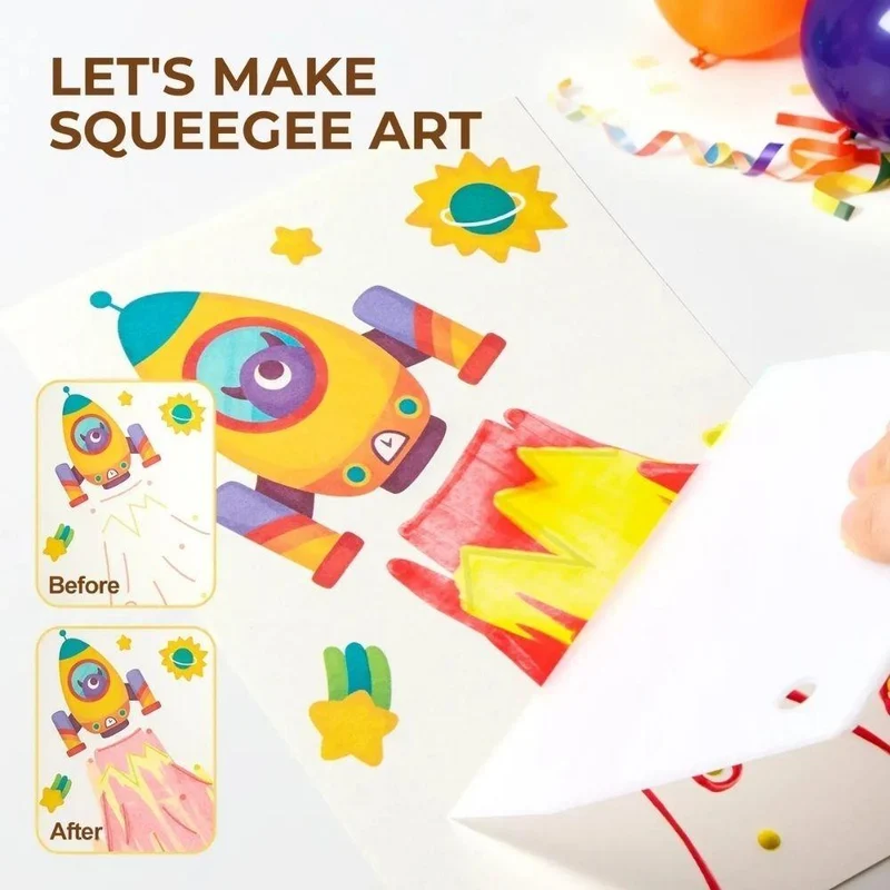 Kit dibujo creativo con espátula: Carnival Party - Jarmelo