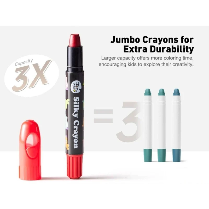 Set Bote de Crayones suaves lavables "Twistable" 24ud - Jarmelo