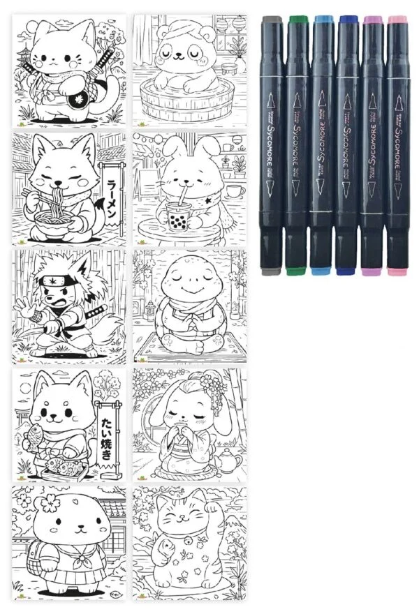 Taller Diseño Manga con Animales Kawaii - Sycomore