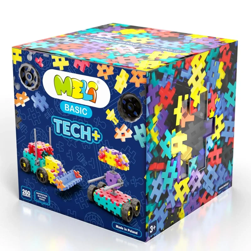 Bloques construcción MELI – Basic Tech+ 260 pcs