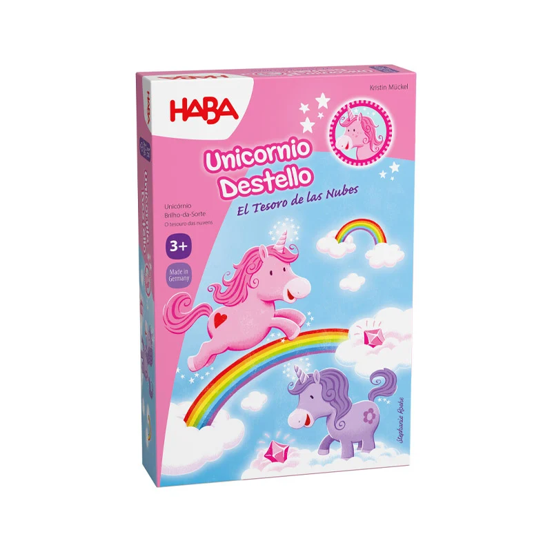 Unicornio Destello: El tesoro de las nubes - Juego de dados
