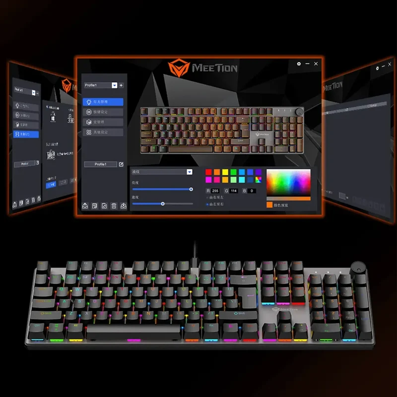 Teclado Mecánico Gamer Meetion