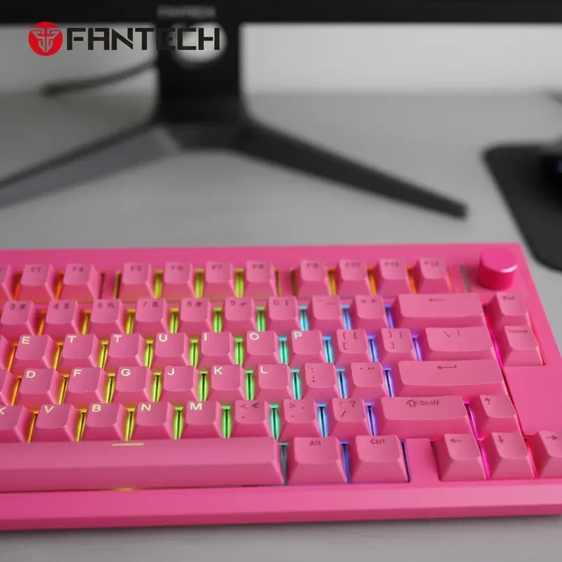 Teclado Mecánico Fantech Mk921 Rosie White