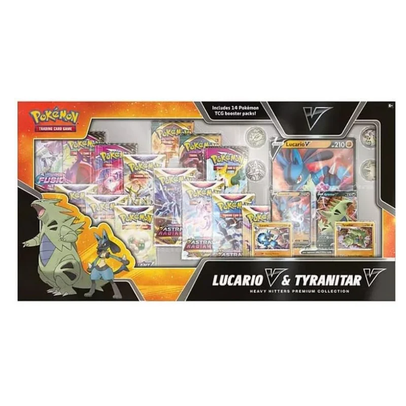 Lucario V & Tyranitar V Heavy Hitters Premium Collection