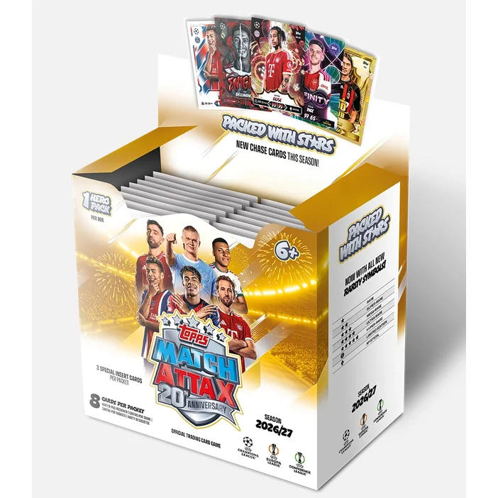 Topps | Match Attax UCC 2026/27 - Full Box 36 Sobres