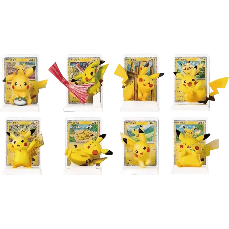 Pokemon Artistic Touch 30th Anniversary Celebration Pikachu Figure Set