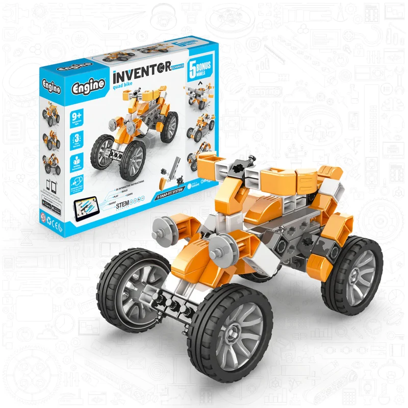 Inventor Mechanics Cuatriciclo +5 modelos | ENGINO
