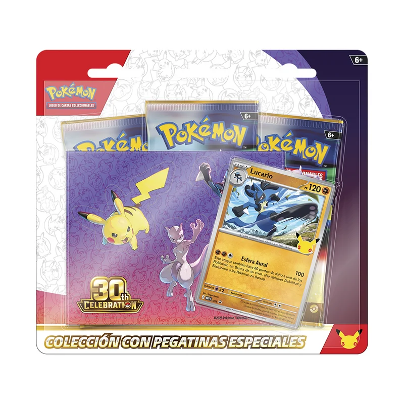 Blíster Lucario Tech Sticker Celebraciones 30 Aniversario | Celebrations 30th