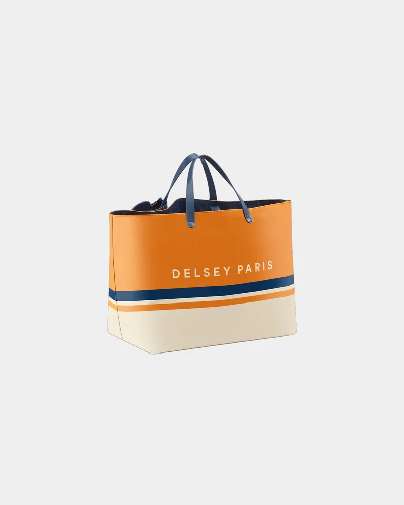 Bolsa tote M 39L PVC y cuero para personalizar