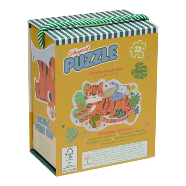 Puzzle Rompecabezas Con Forma Jungla 12 piezas