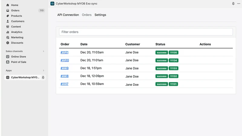 InSyncer for MYOB Exo
