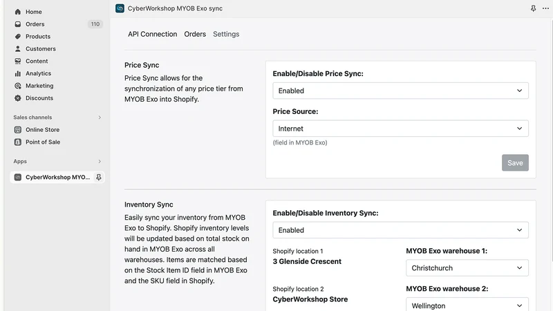 InSyncer for MYOB Exo