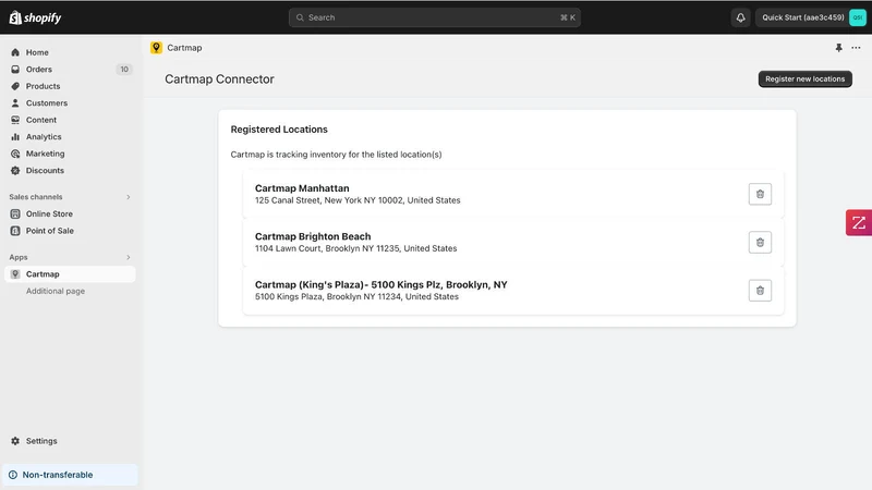 Cartmap: Local Product Search