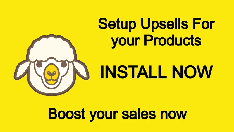 Slide cart ‑ Upsell sheep