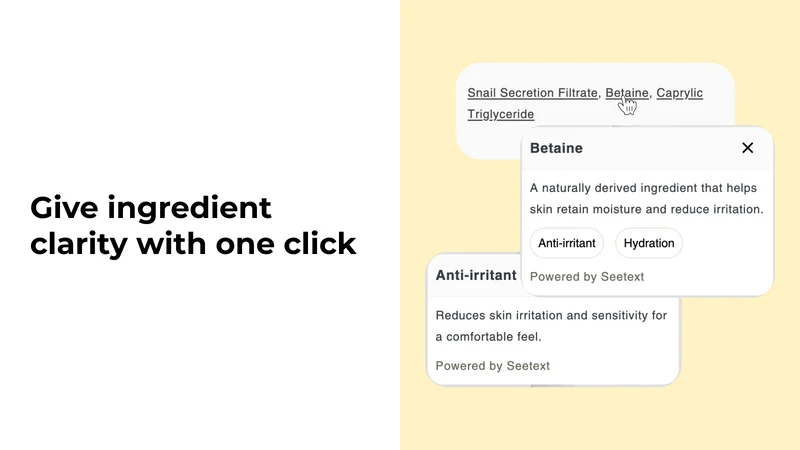 SEO Ingredients ◆ Seetext