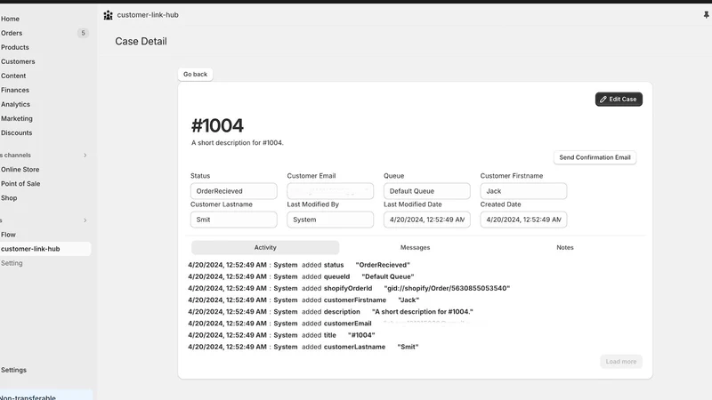 Customer Link Hub