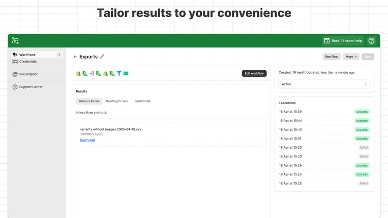 Mipler Flow ‑ Data Automation