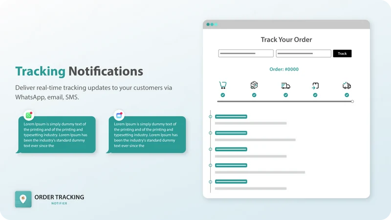 Order Tracking Notifier by H3