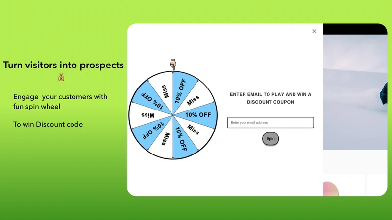 FestivalKing Spin Wheel Popups