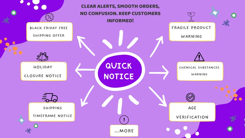 Quick Notice ‑ Announcements