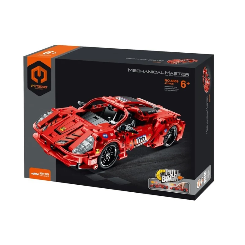 Coche de carreras rojo 437 pzas - iMMaster