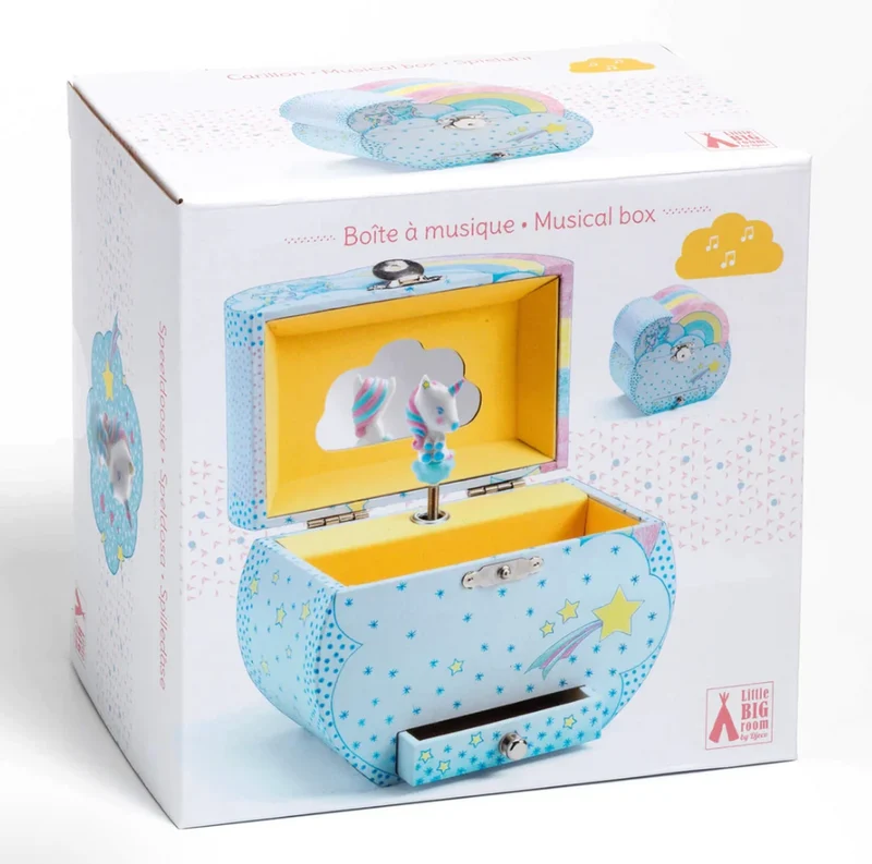 Caja de música Sueño de unicornios