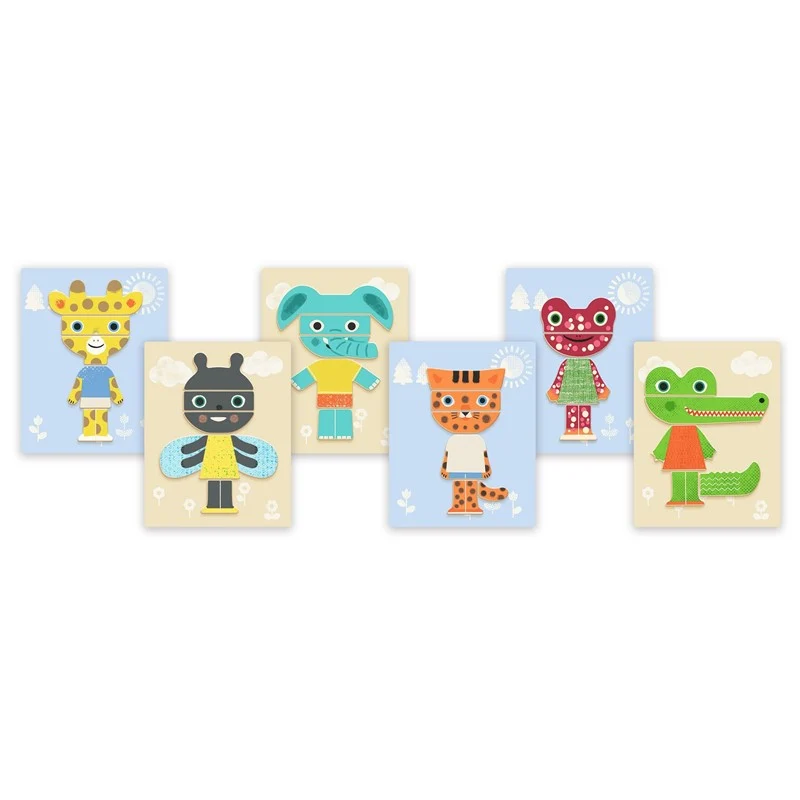 Magnéticos InZeBox Mix Animals - Djeco