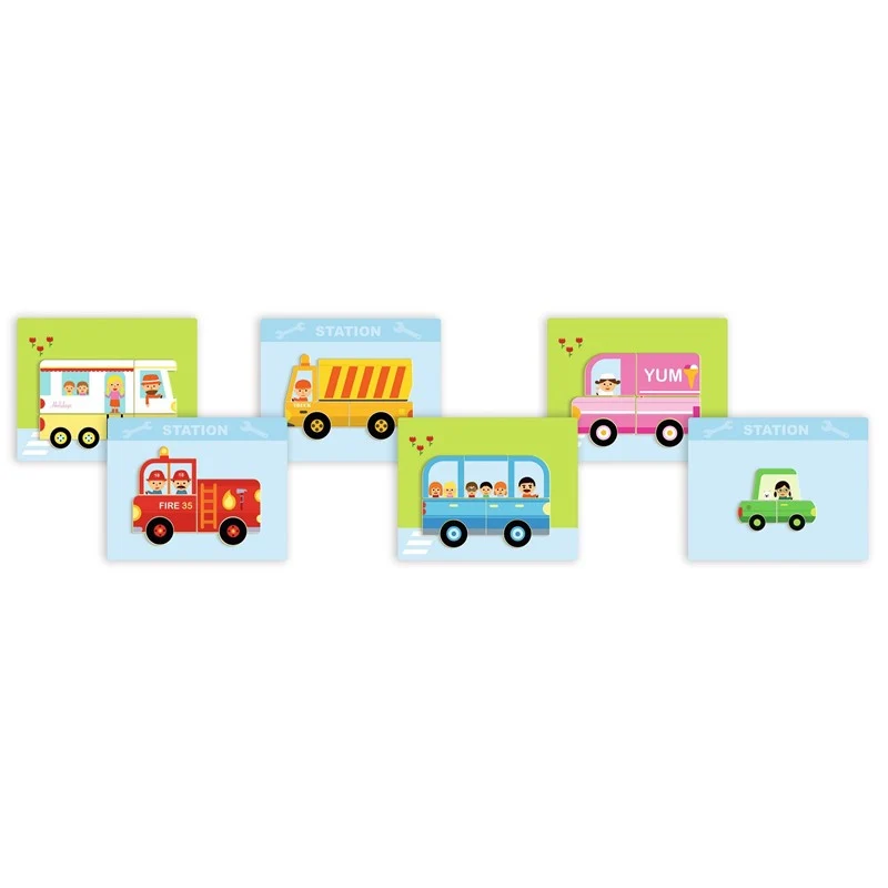 Magnéticos InZeBox Vehicles - Djeco