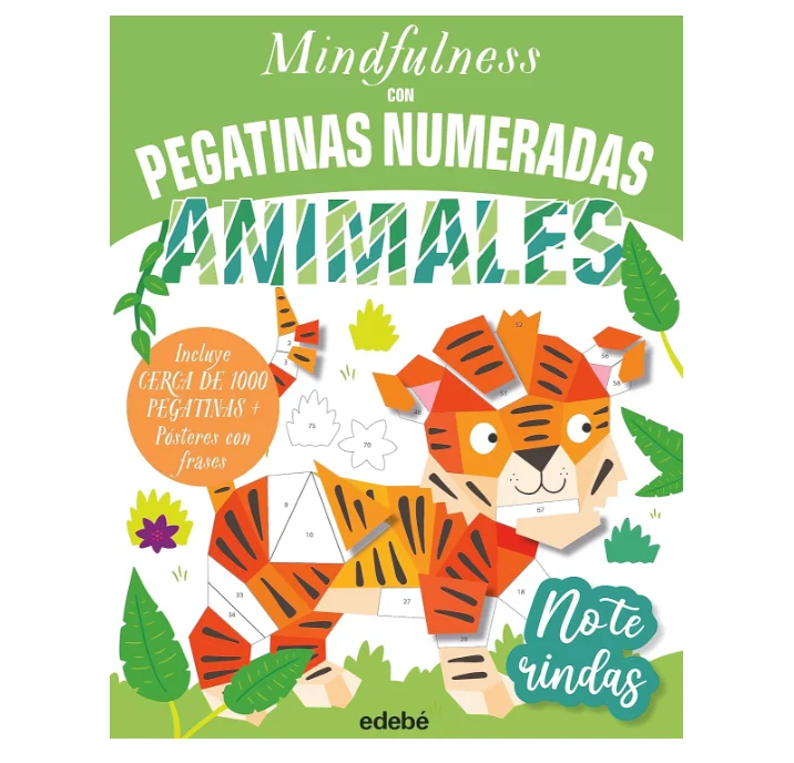 Pegatinas numeradas animales