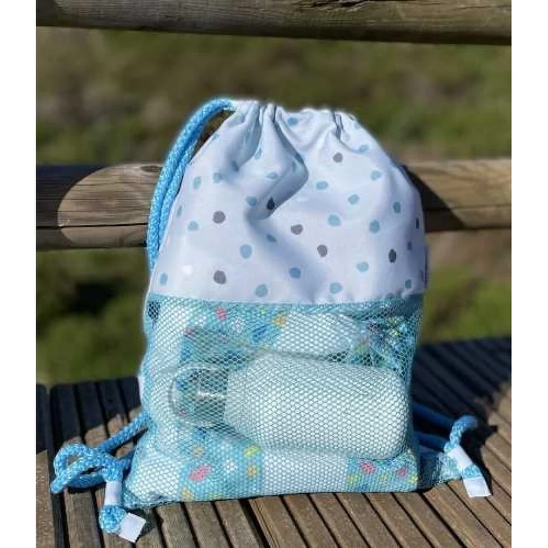 Mochila saco antiarena lunares (varios modelos) (Liquidación)