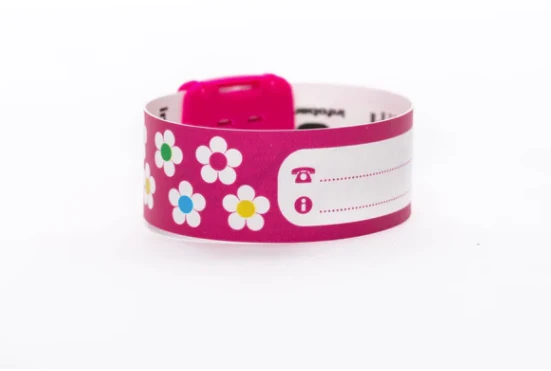 Pulsera identificación Flores