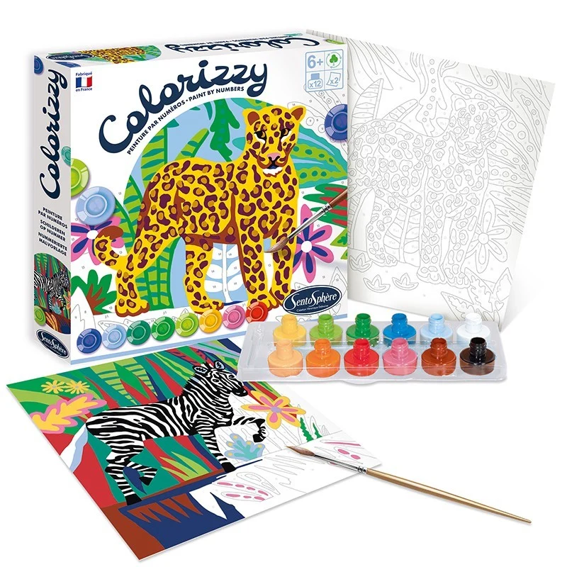 Colorizzy Cebra y Leopardo - Sentosphère