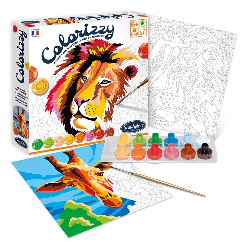 Colorizzy León y Jirafa - Sentosphère