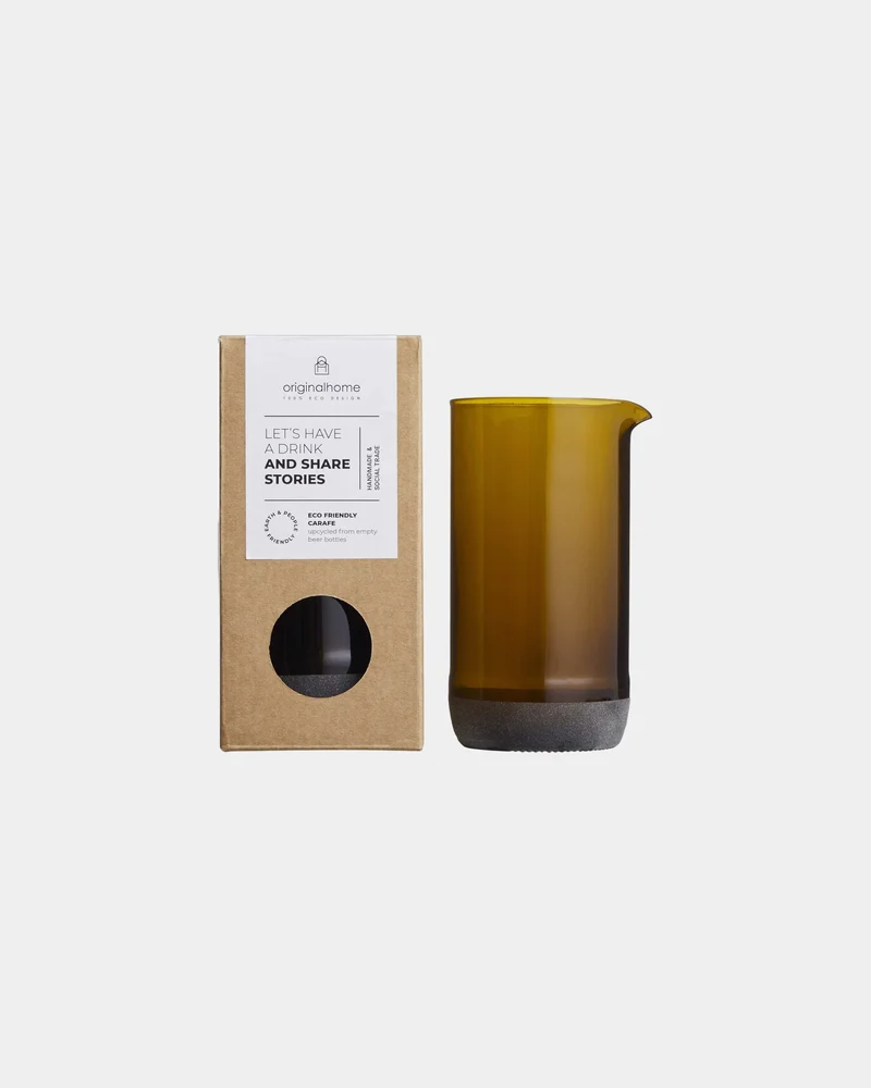 Jarra de vidrio reciclado 430ml para personalizar