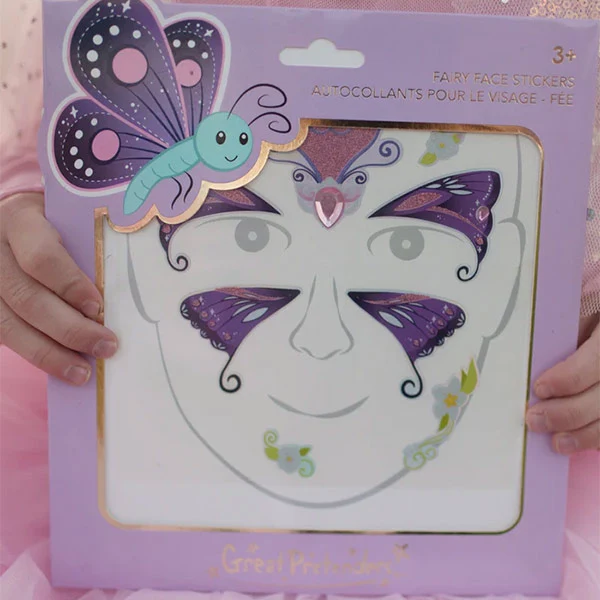 Pegatinas Para La Cara Hada Mariposa Great Pretenders
