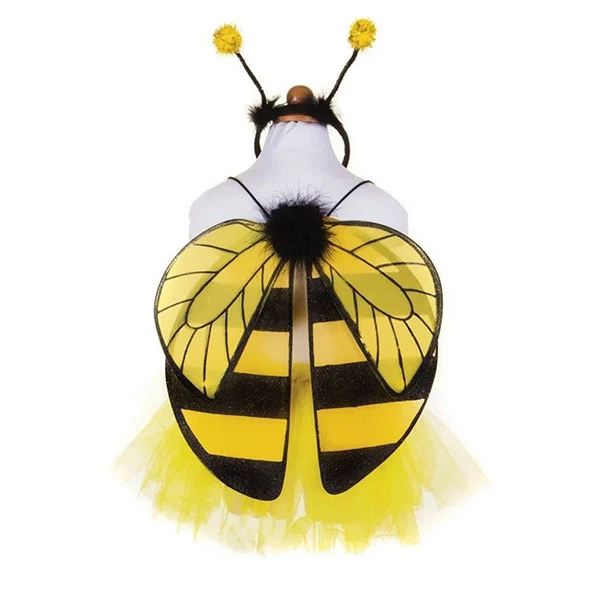 Tutú Abeja Con Alas Y Diadema Talla 4-6 Años Great Pretenders
