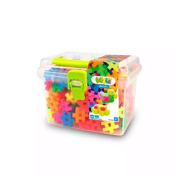 Bloques Meli Neon 250 Piezas Travel Box
