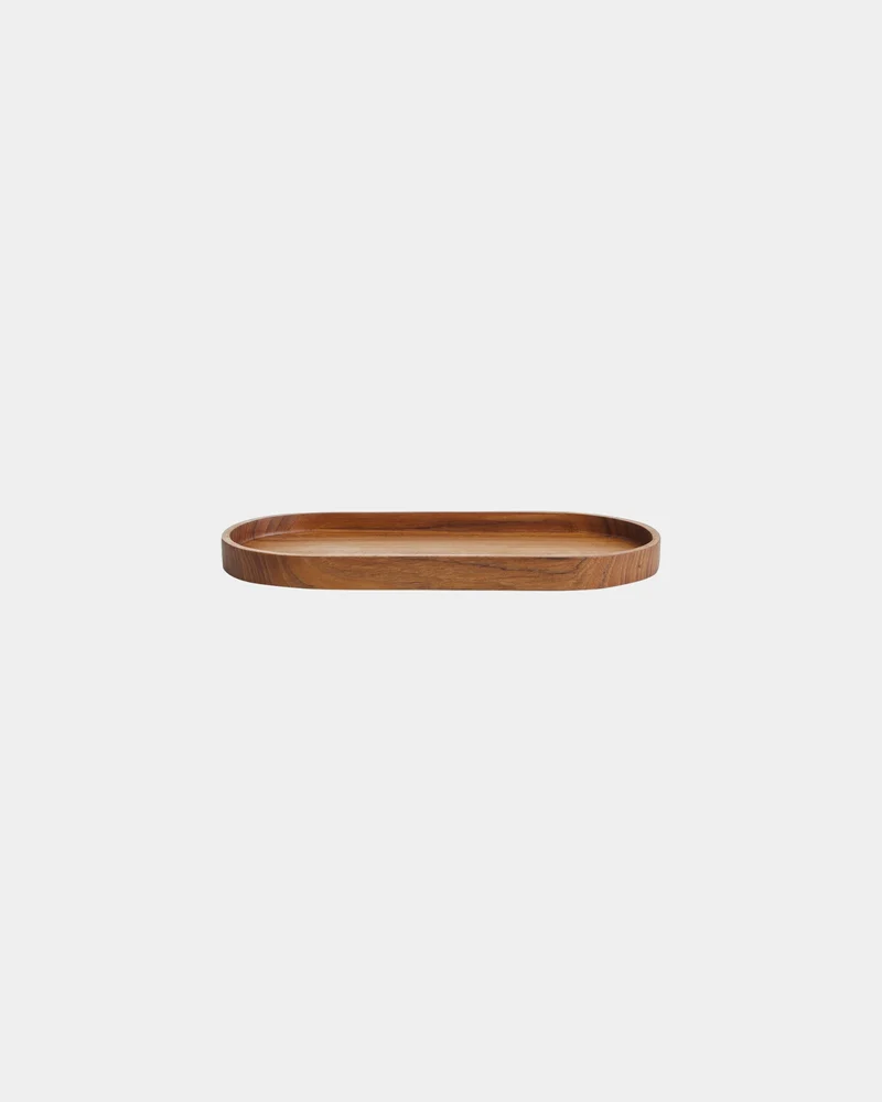 Bandeja de madera reciclada 24 cm para personalizar