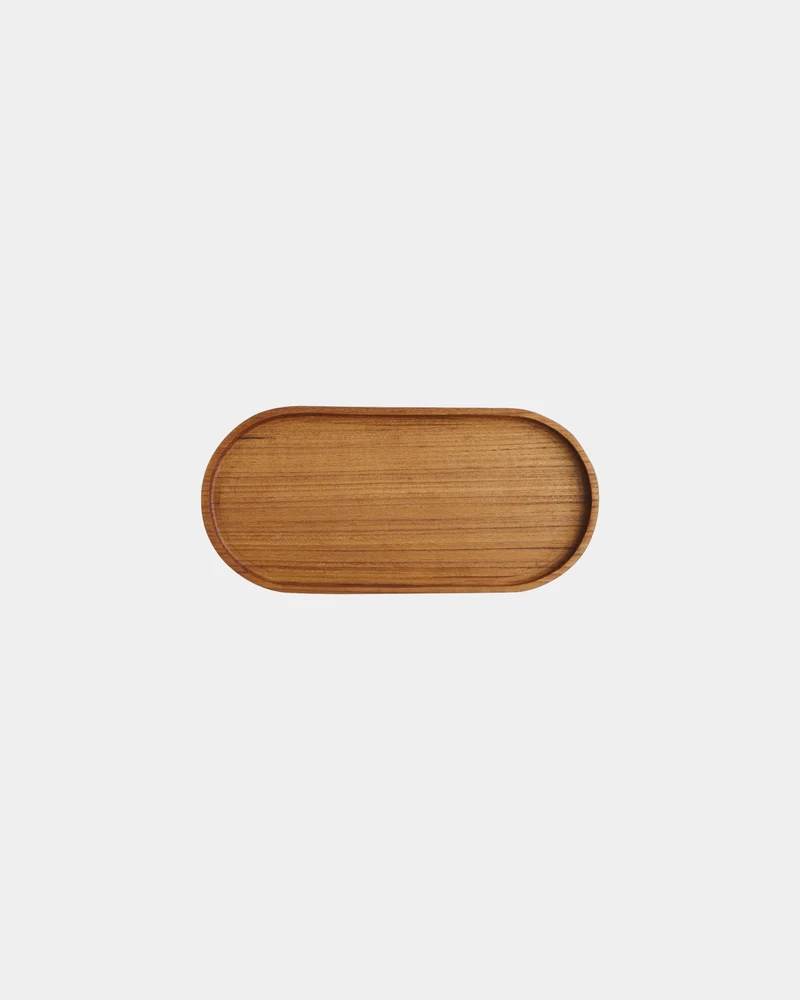 Bandeja de madera reciclada 24 cm para personalizar