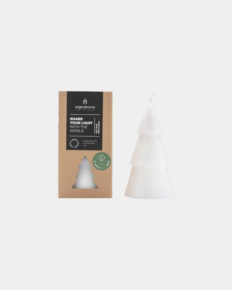 Vela natural cera de palmiste 15 cm para personalizar