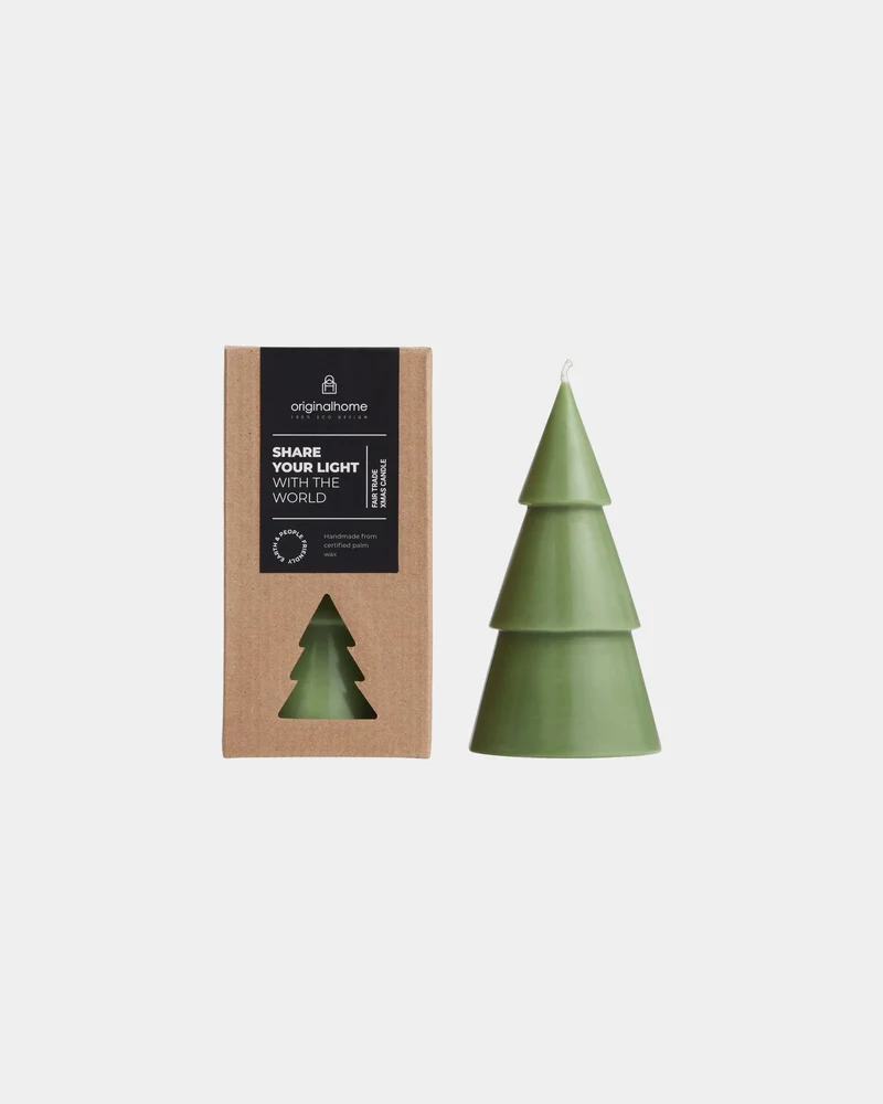Vela natural cera de palmiste 15 cm para personalizar