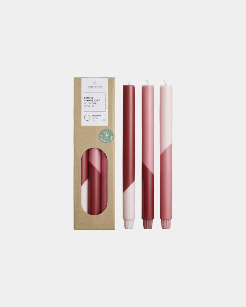 Velas de cera vegetal Eden set de 3 para personalizar